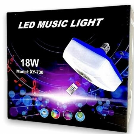 Lampe LED musicale 18W