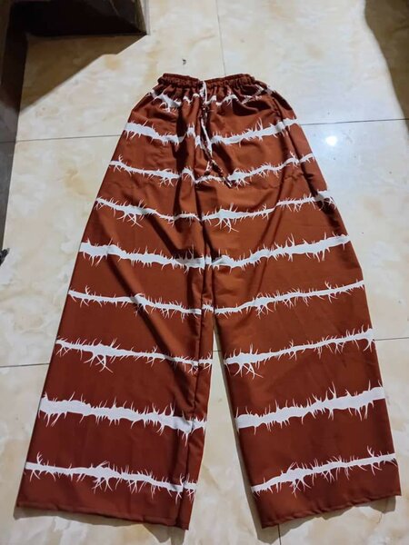 Pantalons larges imprimés bohèmes