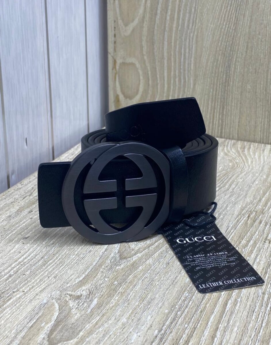 Ceinture en cuir Gucci Homme