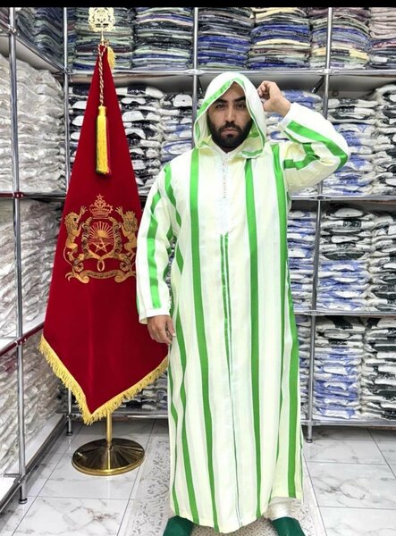 Djellaba pour homme rayée
