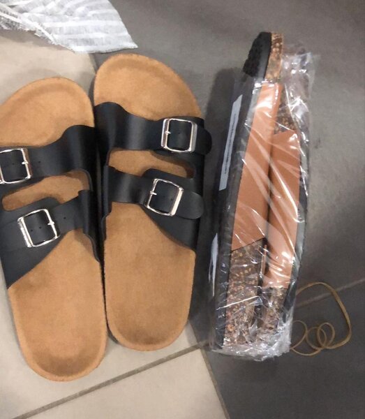 Sandales confort à boucles