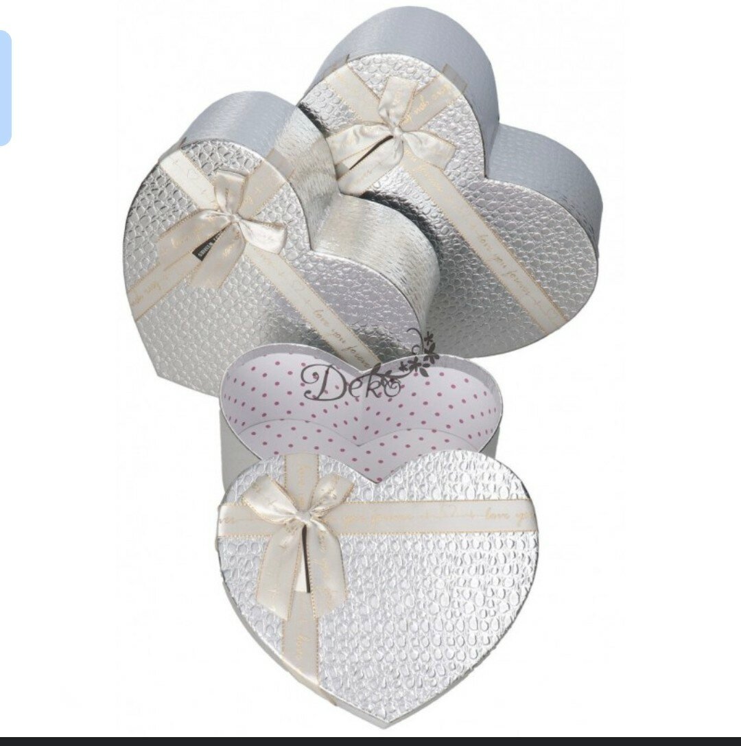 Coffrets en forme de cœur