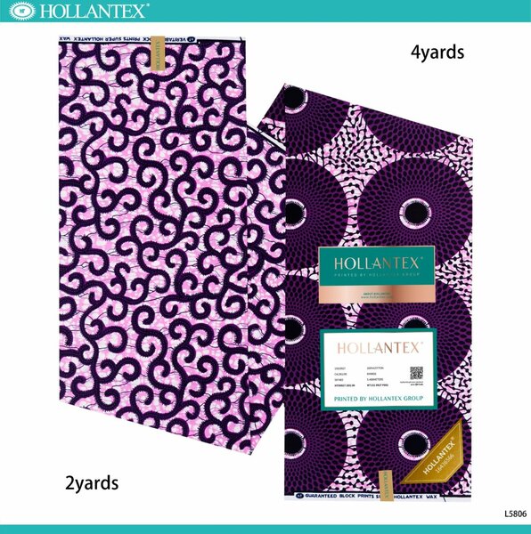 Pagne Africain Wax Violet