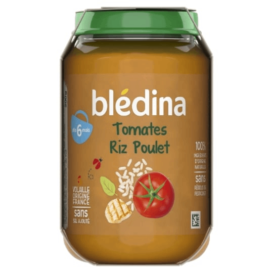 Blédina Tomates Riz Poulet 6m+