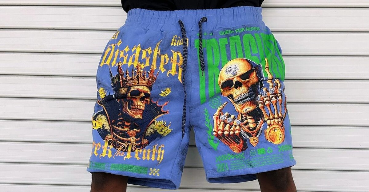 Short de MMA Trikot avec motif crâne