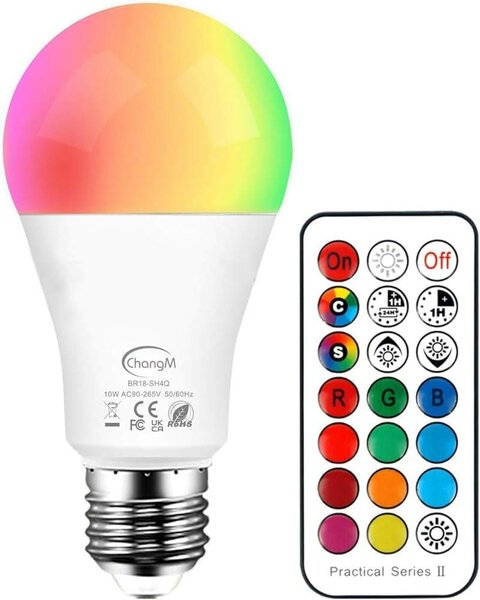 Ampoule LED RGB avec Télécommande