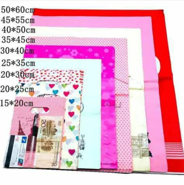 Sacs en plastique décoratifs