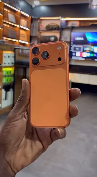 Smartphone moderne orange