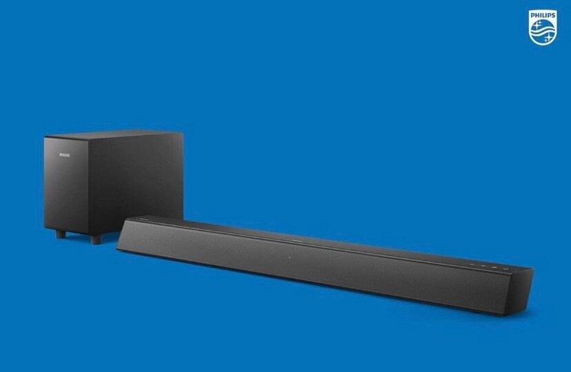 PHILIPS B5306 2.1-Channel Soundbar with Wireless Subwoofer &