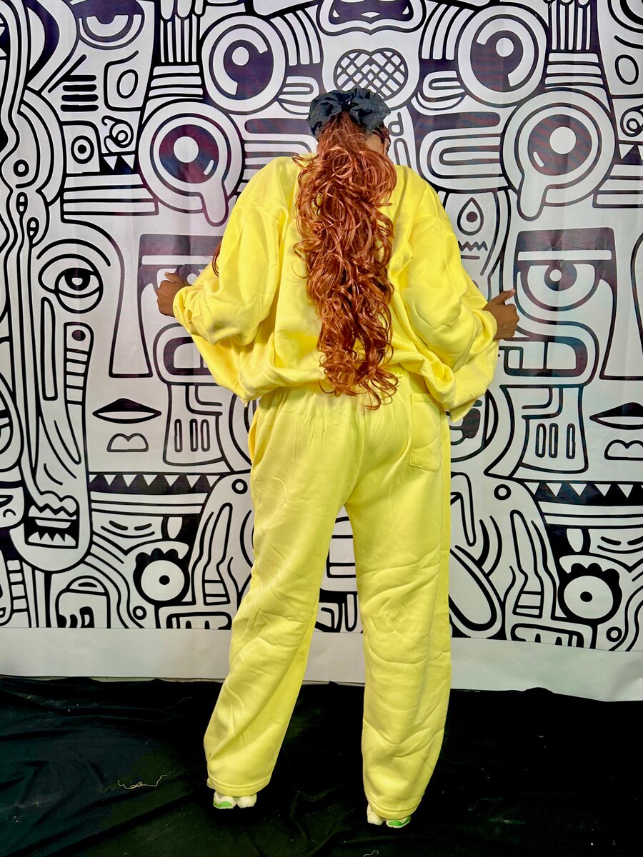 Yellow Tracksuit Set