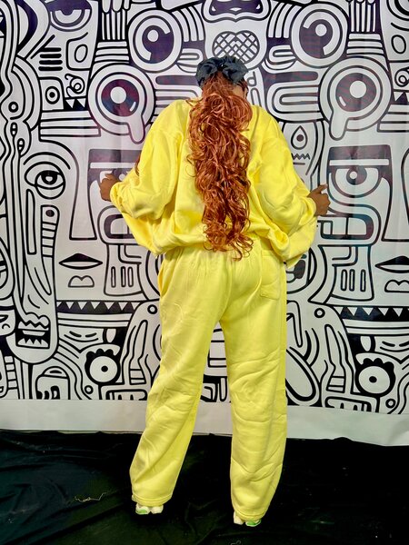 Yellow Tracksuit Set