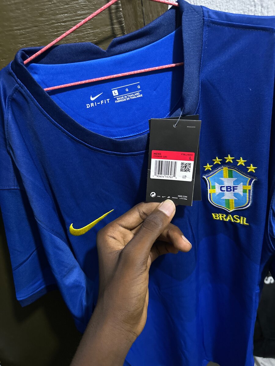 Maillot Dri-FIT Brésil Bleu