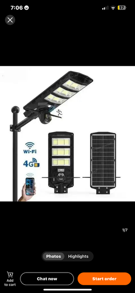 Solar CCTV camera
