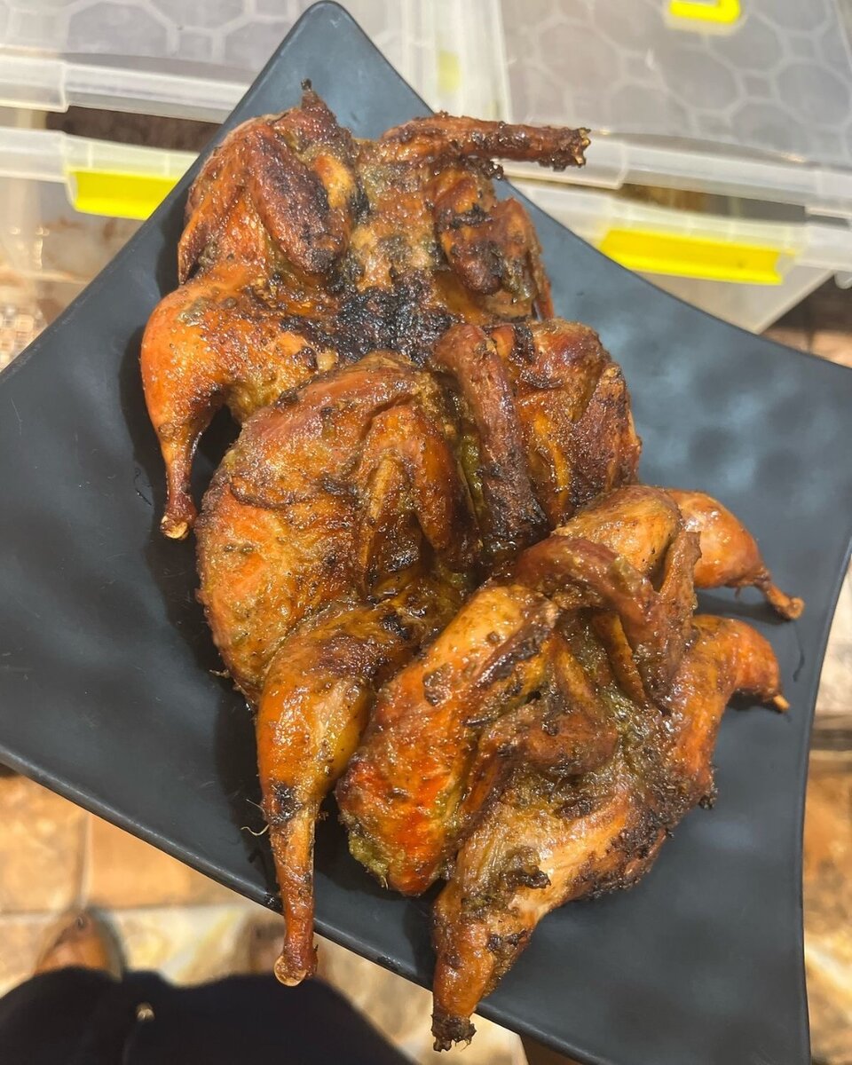 Cailles Rôties Délicieuses