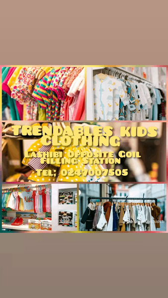 All types of children clothes