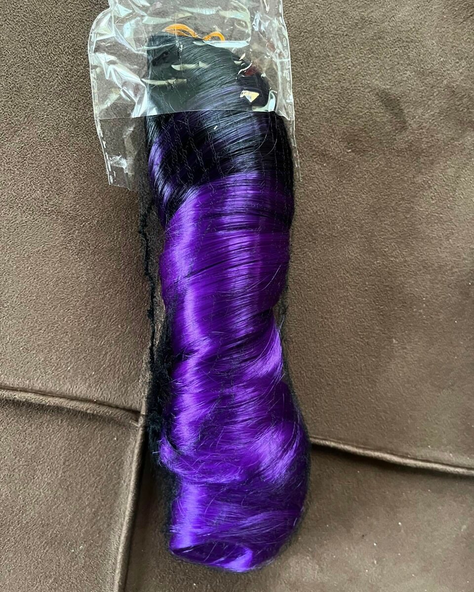 a bundle Purple 150 gram  24 inch