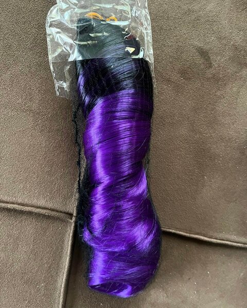 a bundle Purple 150 gram  24 inch