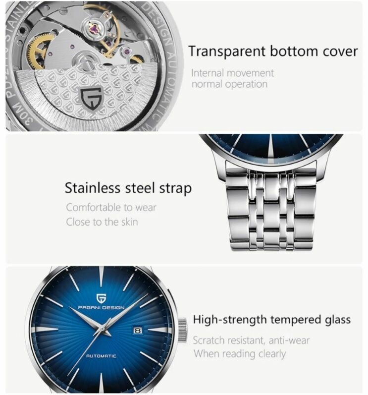 Montre Automatique Homme Élégante