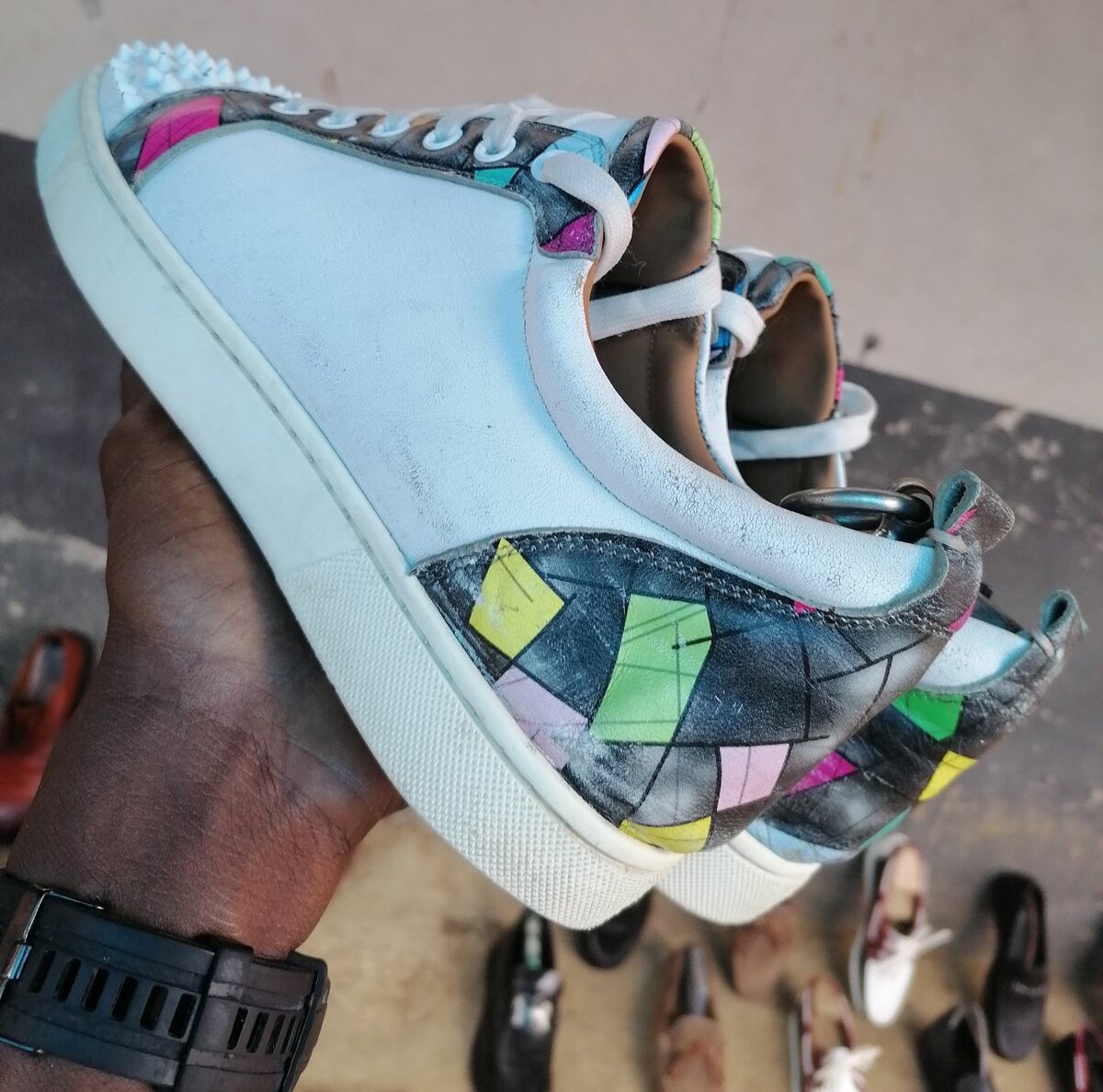 Baskets Hommes Multicolores