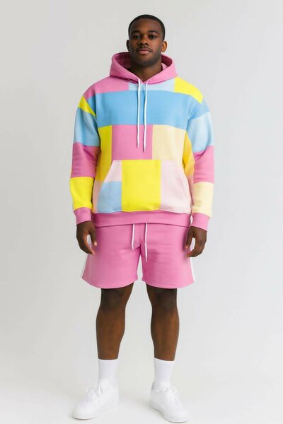 Ensemble sweat à capuche et short pour hommes