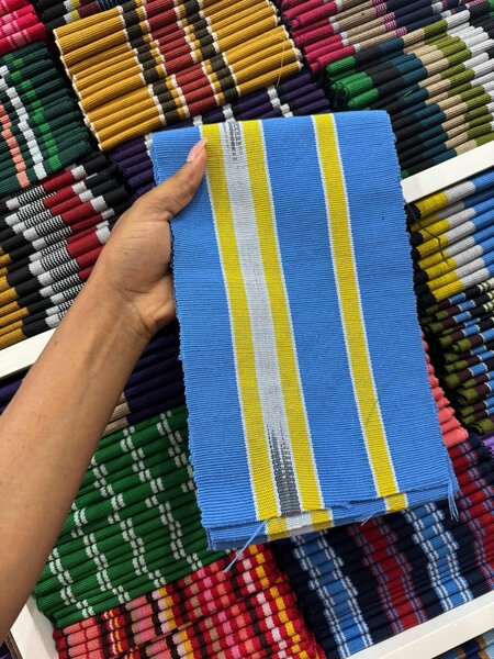 Écharpe en coton colorée