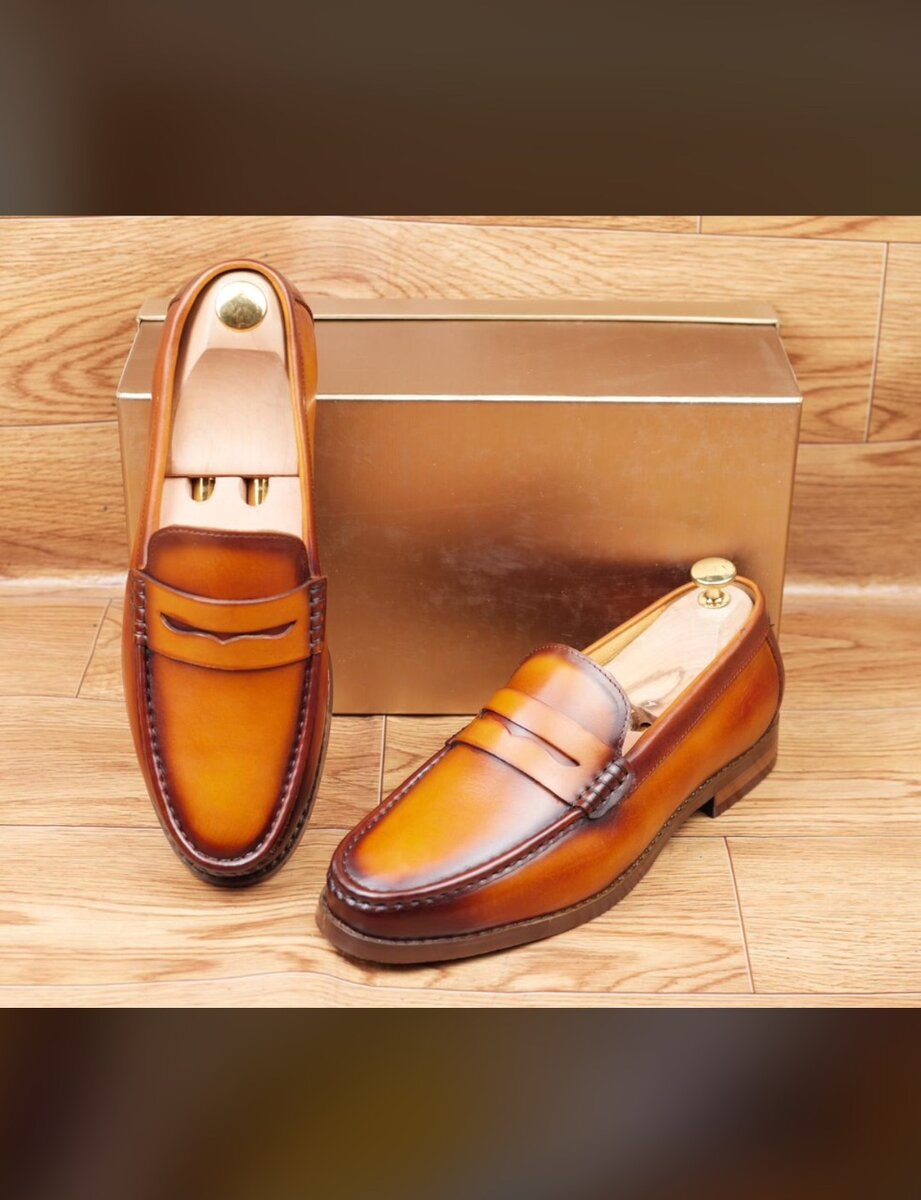 Mocassins élégants en cuir