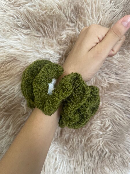 Chouchou en laine petit format