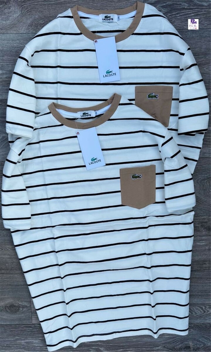 T-shirt rayé décontracté