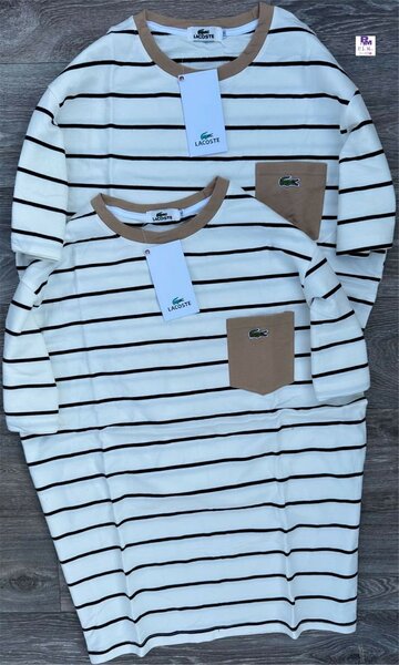 T-shirt rayé décontracté