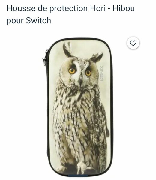 Housse de protection Hori-Hibou pour switch