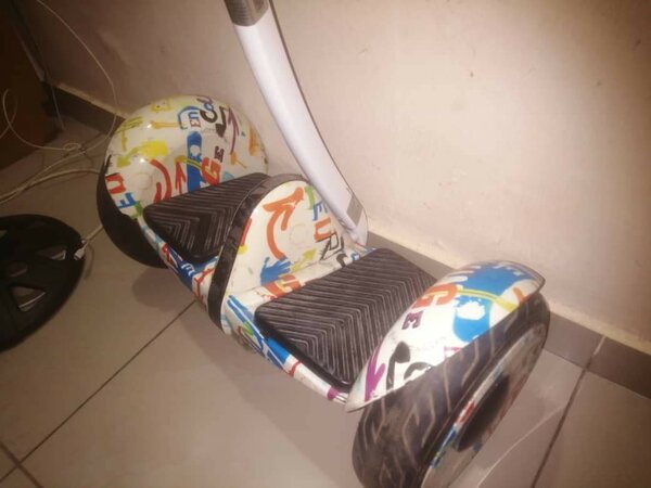 Hoverboard électrique graffiti