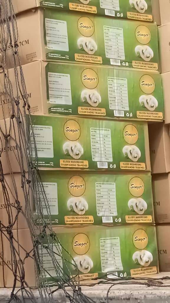 Champignons Tranchés Singer