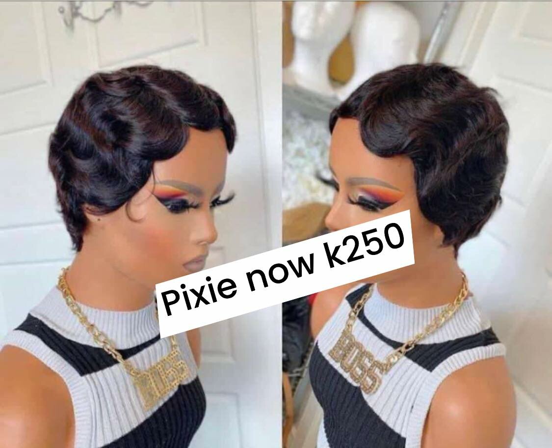 short length wig black