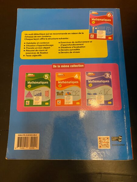 Cahier de Mathématiques 6e