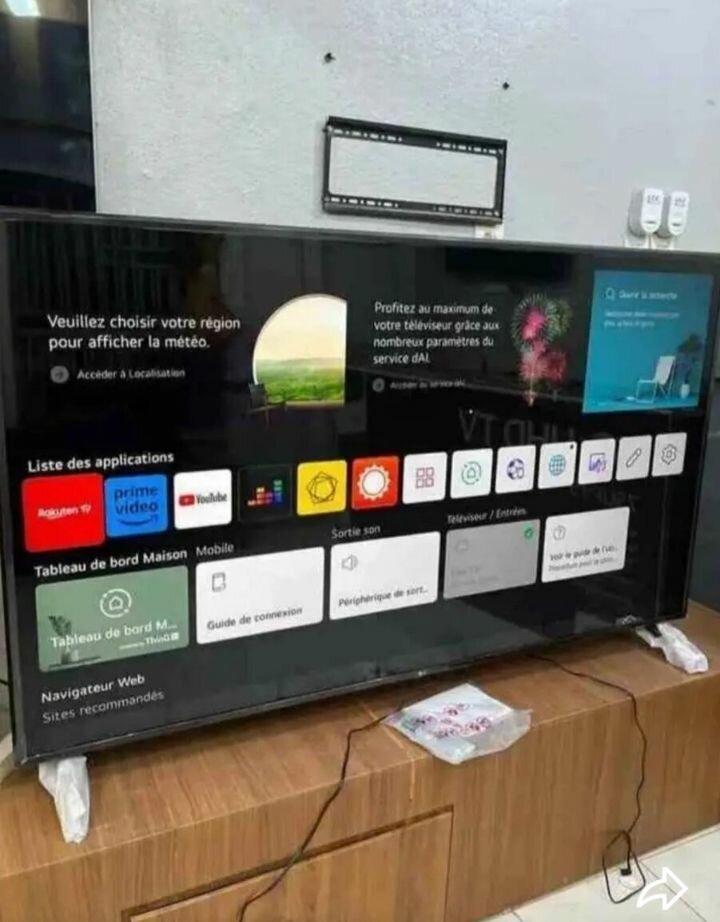 Téléviseur LG UHD 55 pouces