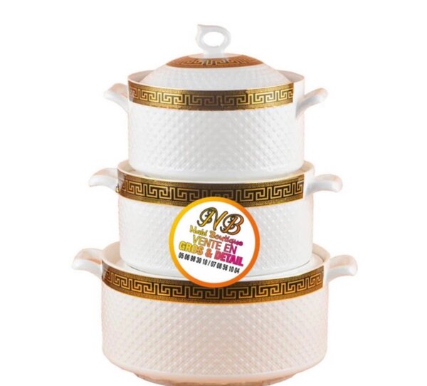 Ensemble de Marmites en Céramique