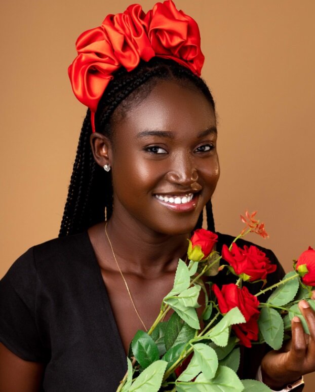 Scrunchie Headpiece red