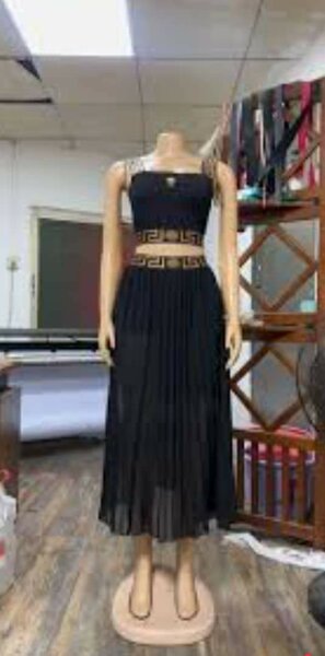 Ensemble jupeplissée élégante