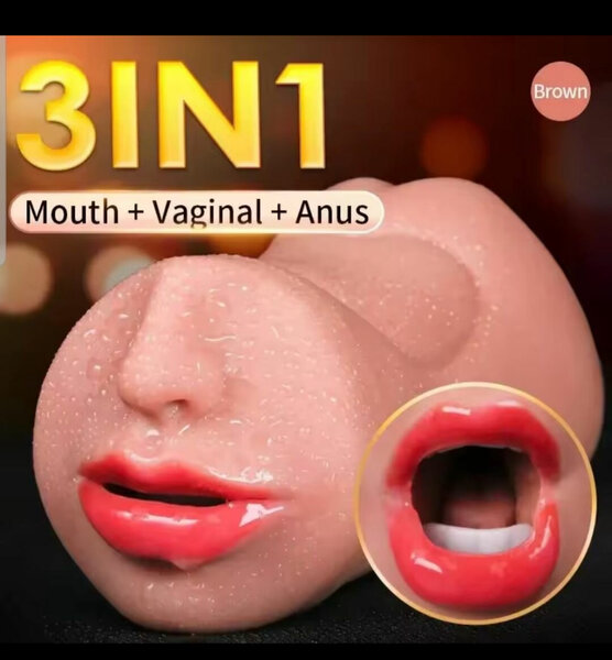 Masturbateur 3 en 1 Réaliste