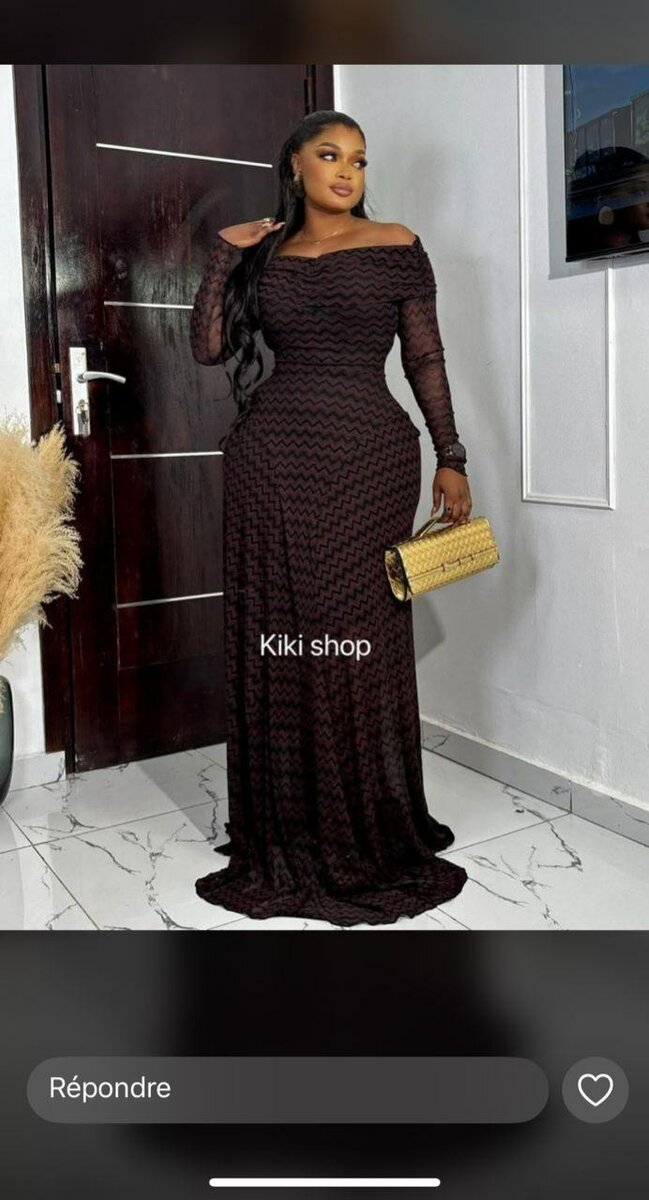 Robe élégante soirée femme