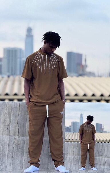 Ensemble de survêtement brun