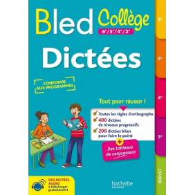 Bled Collège Dictées Livre
