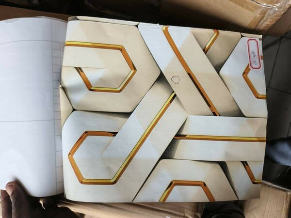 Papier peint géométrique 3D