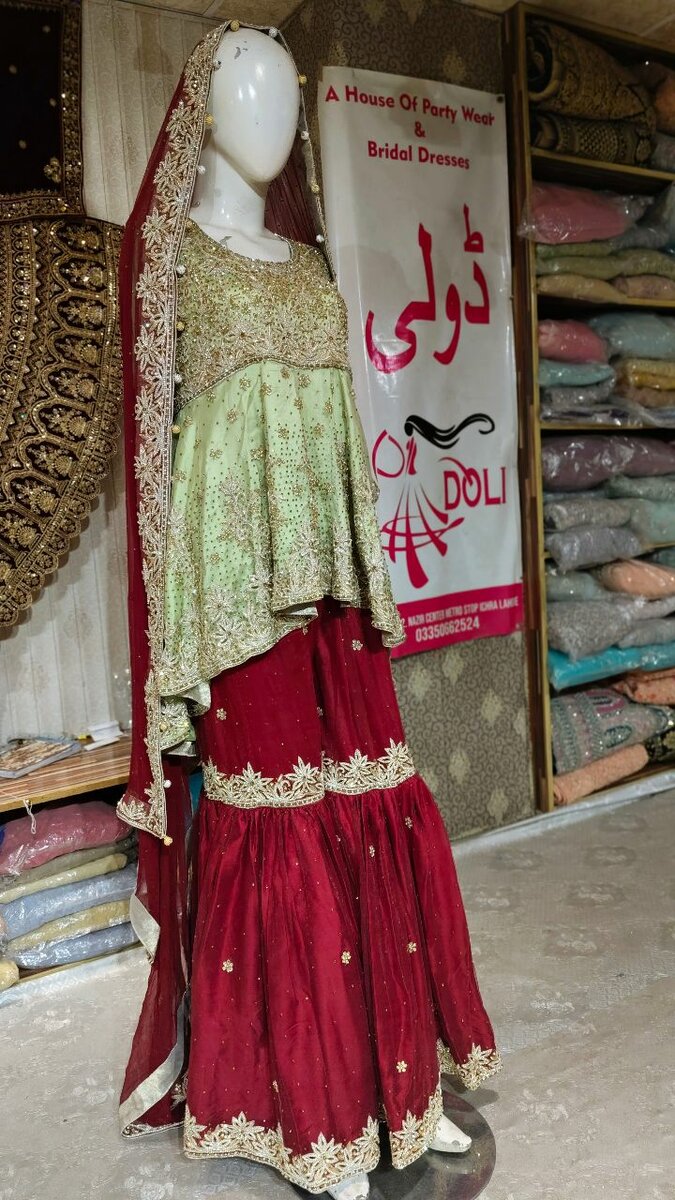 Bridal gharara set