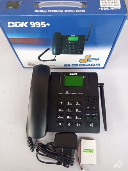 Téléphone fixe GSM sans fil DDK