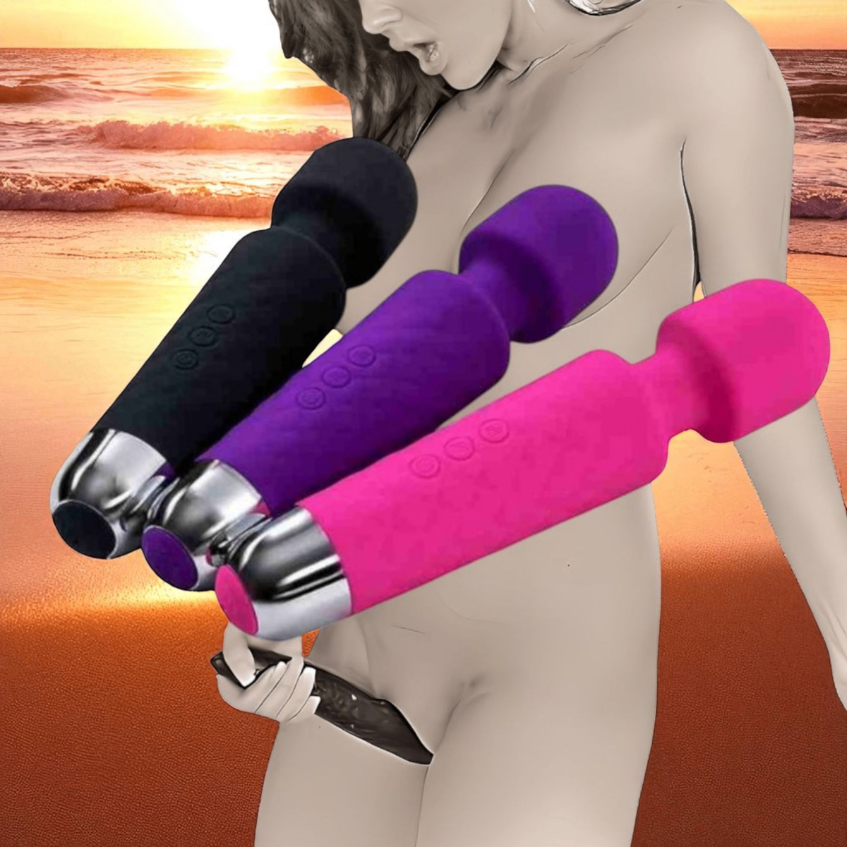 Vibromasseur zones sensibles