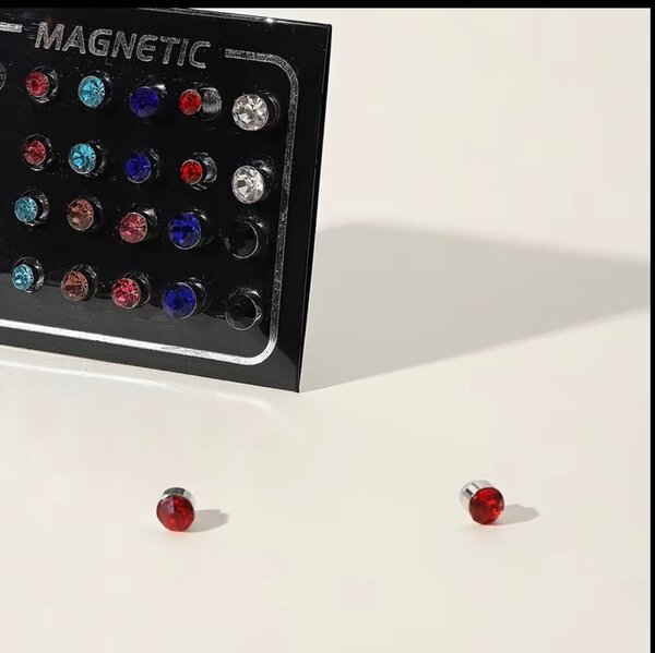 Magnetic Stud Earrings Set