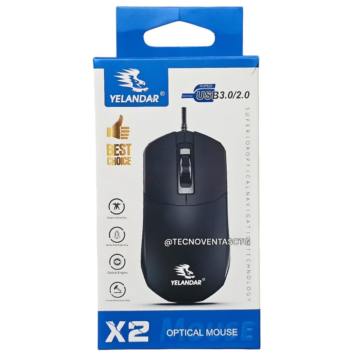 Souris optique filaire Yelanda