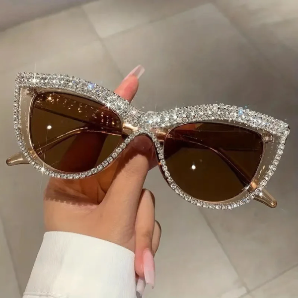 Lunettes de soleil strass chic