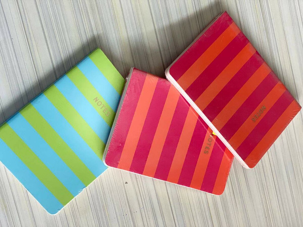 Carnet de notes coloré A5